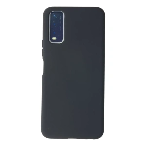 Vivo Y11S Kılıf Nano içi Kadife Silikon - Gri