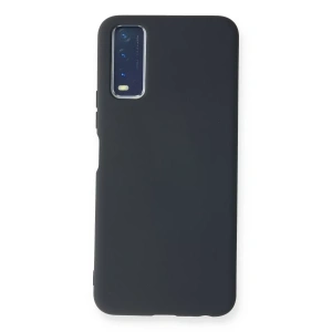 Vivo Y11S Kılıf Nano içi Kadife Silikon - Lacivert
