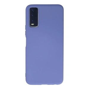 Vivo Y11S Kılıf Nano içi Kadife Silikon - Lila