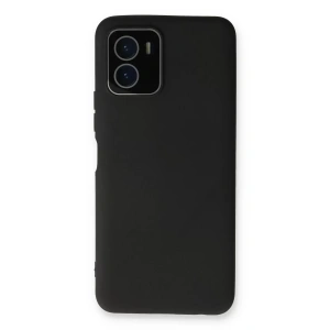 Vivo Y15S Kılıf Lansman Glass Kapak - Siyah