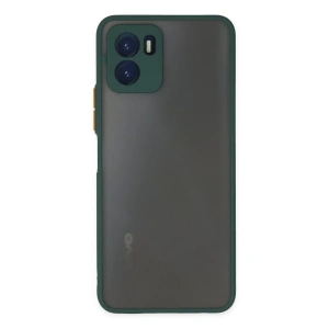 Vivo Y15S Kılıf Montreal Silikon Kapak - Yeşil