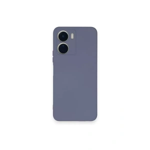 Vivo Y16 Kılıf Nano içi Kadife Silikon - Gri