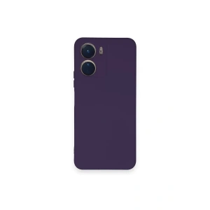 Vivo Y16 Kılıf Nano içi Kadife Silikon - Mor