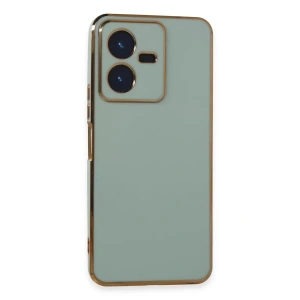 Vivo Y22 2022 Kılıf Volet Silikon - Açık Yeşil