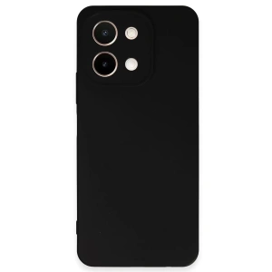 Vivo Y28 Kılıf First Silikon - Siyah