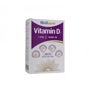 Wellcare Vitamin D3 1000 IU 30 ml