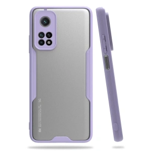 Xiaomi Mi 10T Pro Kılıf Platin Silikon - Lila