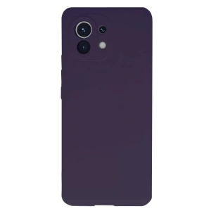 Xiaomi Mi 11 Kılıf Nano içi Kadife Silikon - Mor