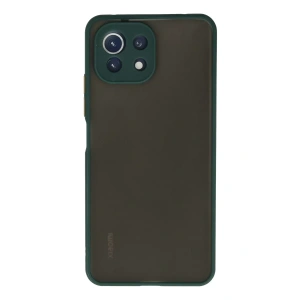 Xiaomi Mİ 11 Lite Kılıf Montreal Silikon Kapak - Yeşil
