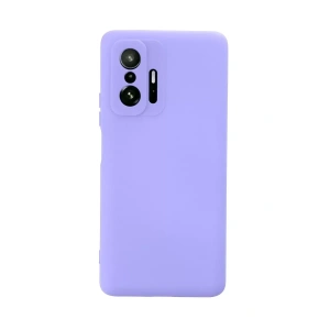 Xiaomi Mi 11T Pro Kılıf Nano içi Kadife Silikon - Lila