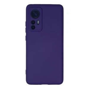 Xiaomi Mi 12 Kılıf Nano içi Kadife Silikon - Mor