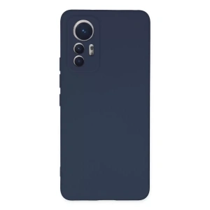 Xiaomi Mi 12 Lite Kılıf Nano içi Kadife Silikon - Lacivert