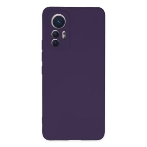 Xiaomi Mi 12 Lite Kılıf Nano içi Kadife Silikon - Mor