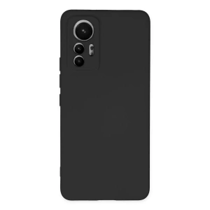 Xiaomi Mi 12 Lite Kılıf Nano içi Kadife Silikon - Siyah
