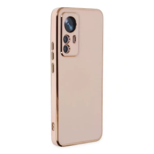 Xiaomi Mi 12T Pro Kılıf Volet Silikon - Pembe