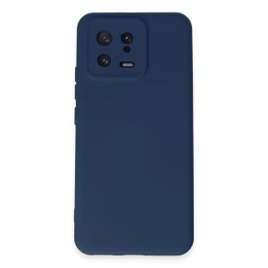 Xiaomi Mi 13 Kılıf Nano içi Kadife Silikon - Lacivert