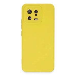 Xiaomi Mi 13 Kılıf Nano içi Kadife Silikon - Sarı