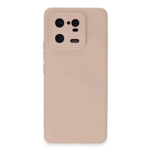 Xiaomi Mi 13 Pro Kılıf Nano içi Kadife Silikon - Pudra
