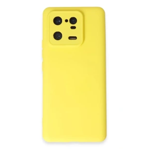 Xiaomi Mi 13 Pro Kılıf Nano içi Kadife Silikon - Sarı