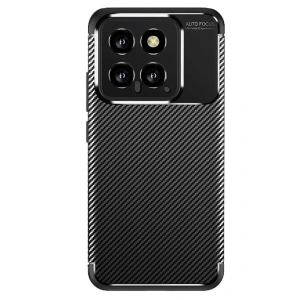 Xiaomi Mi 14T Kılıf Auto Focus Karbon Kapak - Siyah