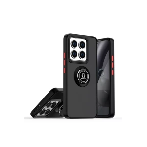 Xiaomi Mi 14T Montreal Yüzüklü Silikon Kapak - Siyah