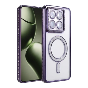 Xiaomi Mi 14T Pro Joke Simli Magneticsafe Kılıf - Derin Mor