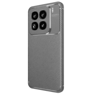 Xiaomi Mi 15 Pro Kılıf Auto Focus Karbon Kapak - Gri