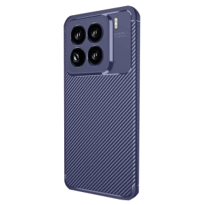Xiaomi Mi 15 Pro Kılıf Auto Focus Karbon Kapak - Lacivert