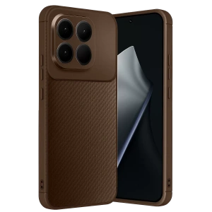 Xiaomi Mi 15T Auto Focus Karbon Kapak - Kahverengi
