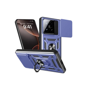 Xiaomi Mi 15T Pars Lens Yüzüklü Silikon - Lacivert