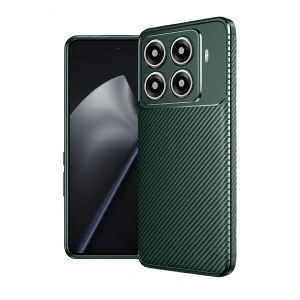 Xiaomi Mi 15T Pro Auto Focus Karbon Kapak - Koyu Yeşil