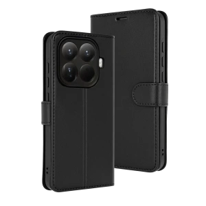 Xiaomi Mi 15T Pro Trend S Plus Kapaklı Kılıf - Siyah