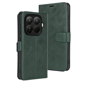 Xiaomi Mi 15T Pro Trend S Plus Kapaklı Kılıf - Yeşil