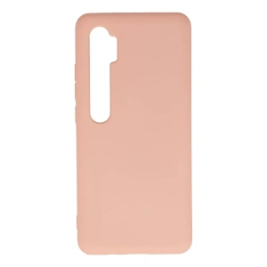 Xiaomi Mi Note 10 Lite Kılıf Nano içi Kadife Silikon - Pudra