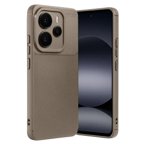 Xiaomi Note 14 5G Auto Focus Karbon Kapak - Kahverengi