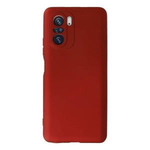 Xiaomi Poco F3 Kılıf First Silikon - Kırmızı