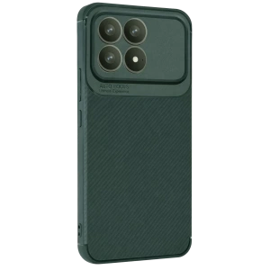 Xiaomi Poco F8 Pro Auto Focus Karbon Kapak - Koyu Yeşil