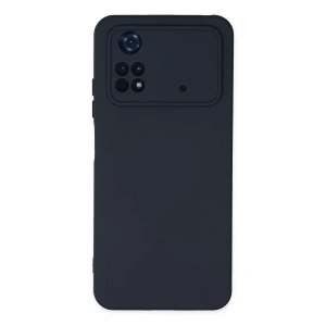 Xiaomi Poco M4 Pro 4G Kılıf Nano içi Kadife Silikon - Lacivert