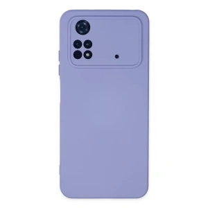 Xiaomi Poco M4 Pro 4G Kılıf Nano içi Kadife Silikon - Lila