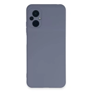 Xiaomi Poco M5 Kılıf Nano içi Kadife Silikon - Gri