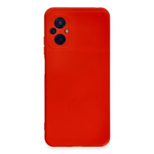 Xiaomi Poco M5 Kılıf Nano içi Kadife Silikon - Kırmızı