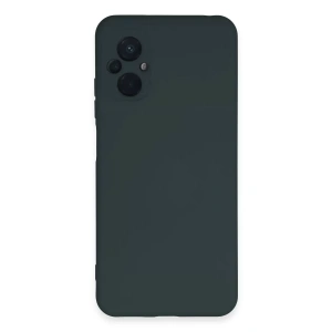 Xiaomi Poco M5 Kılıf Nano içi Kadife Silikon - Koyu Yeşil