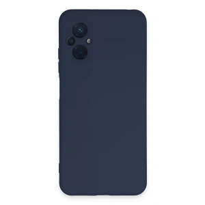 Xiaomi Poco M5 Kılıf Nano içi Kadife Silikon - Lacivert