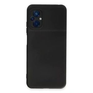 Xiaomi Poco M5 Kılıf Nano içi Kadife Silikon - Siyah