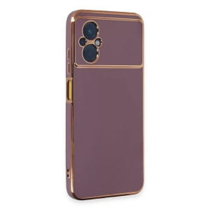 Xiaomi Poco M5 Kılıf Volet Silikon - Mor