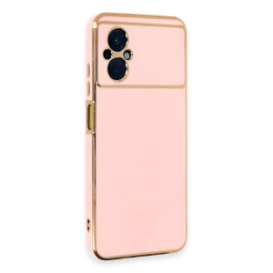 Xiaomi Poco M5 Kılıf Volet Silikon - Pembe