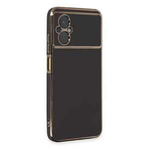Xiaomi Poco M5 Kılıf Volet Silikon - Siyah
