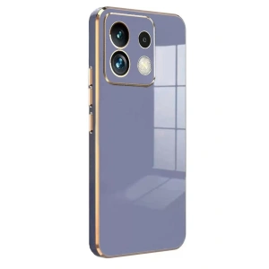 Xiaomi Poco M6 Pro 4G Kılıf Volet Silikon - Mavi