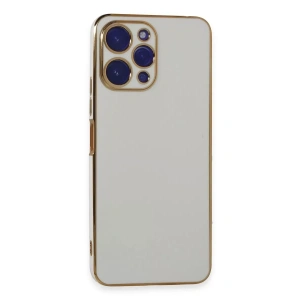 Xiaomi Poco M6 Pro 5G Kılıf Volet Silikon - Beyaz