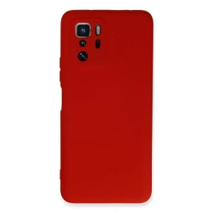 Xiaomi Poco X3 GT Kılıf Nano içi Kadife Silikon - Kırmızı